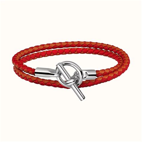 hermes bracelet femme cuir|bracelet hermes argent et cordon.